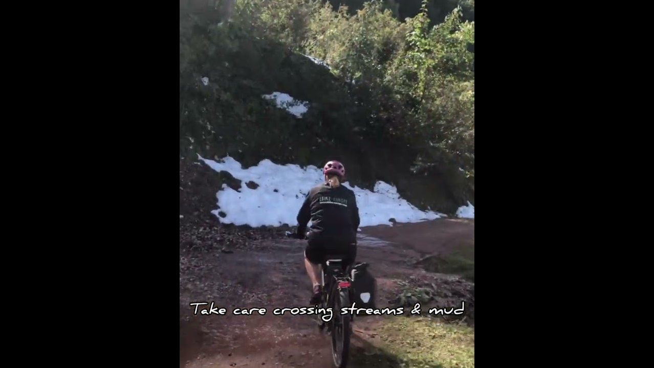 Ebiking through snow, mud, rivers & over fallen trees