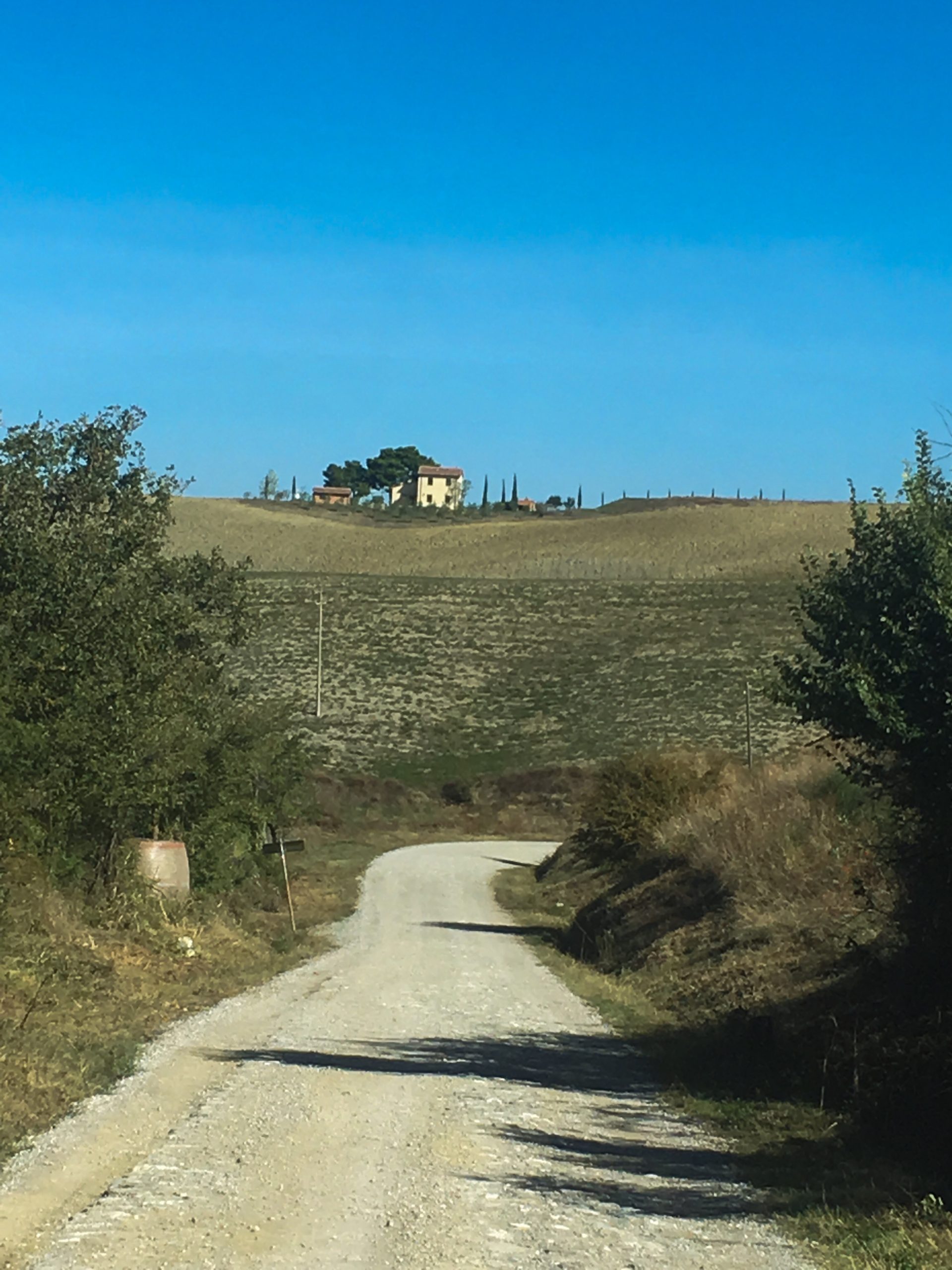 Val d'Orcia, Tuscany - bike & car tracks